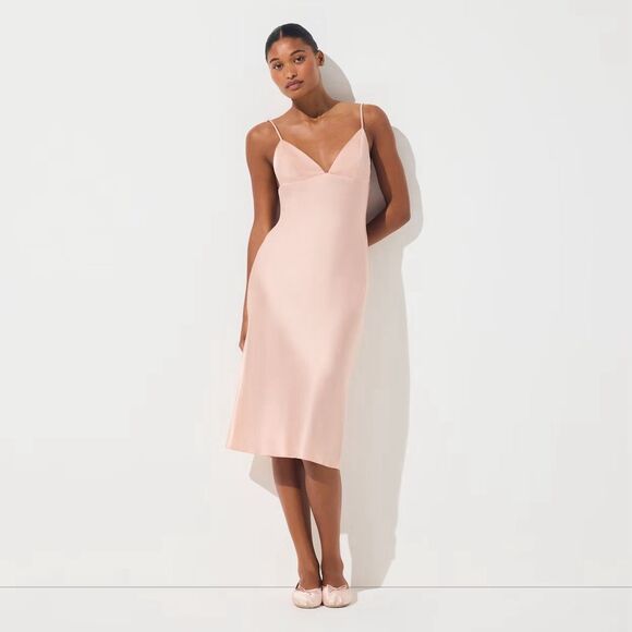 NWT SKIMS SILK MIDI DRESS - Size XXS | Villa - Picture 1 of 5